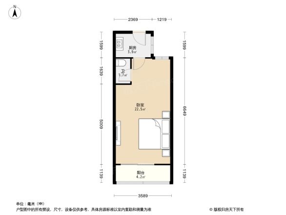 葛布店北里户型图