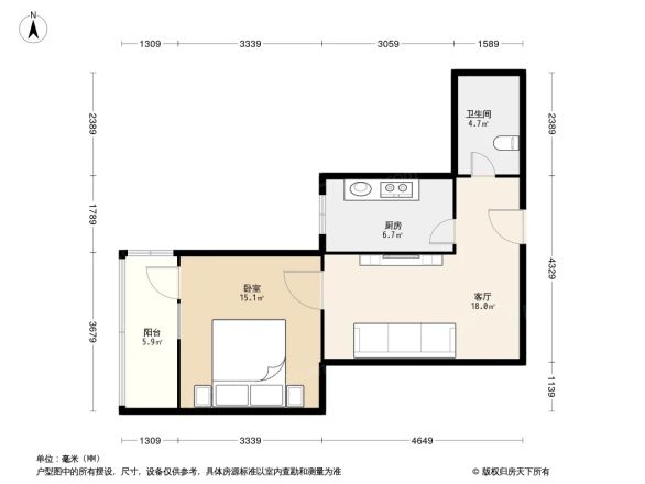 八角南里户型图