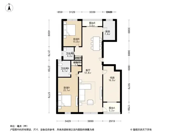 美伦堡户型图
