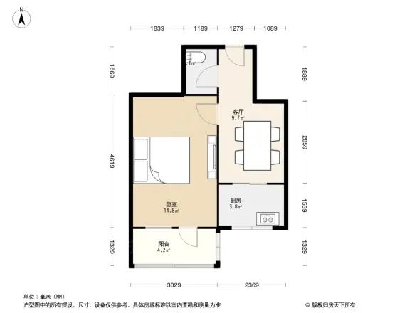西罗园南里户型图