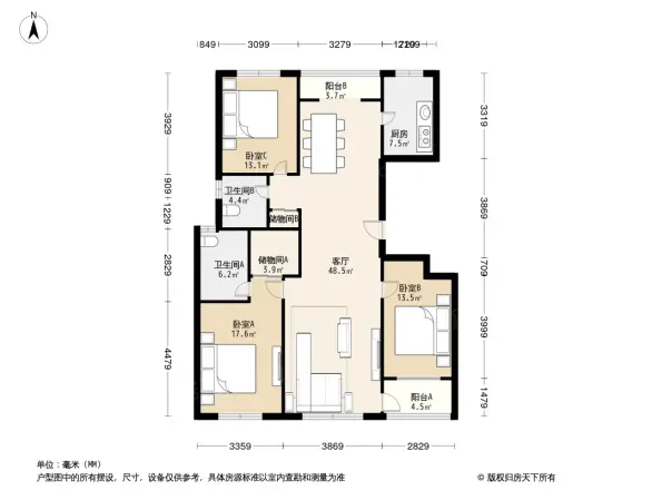 美伦堡户型图