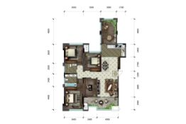 新东邦晓悦湾4室2厅1厨2卫建面141.17㎡