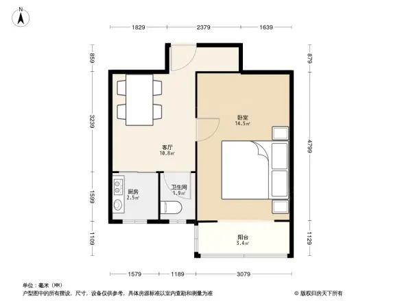 花园楼户型图