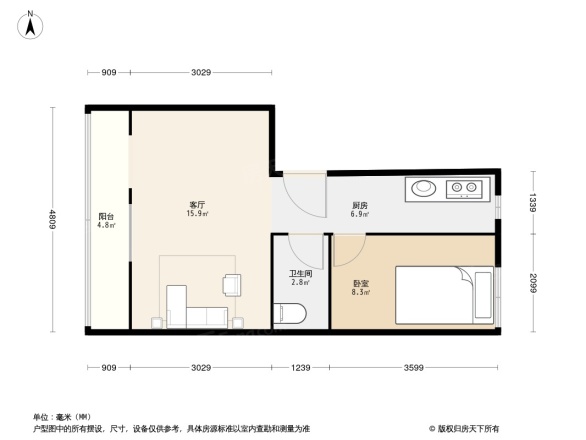 玉桥北里户型图