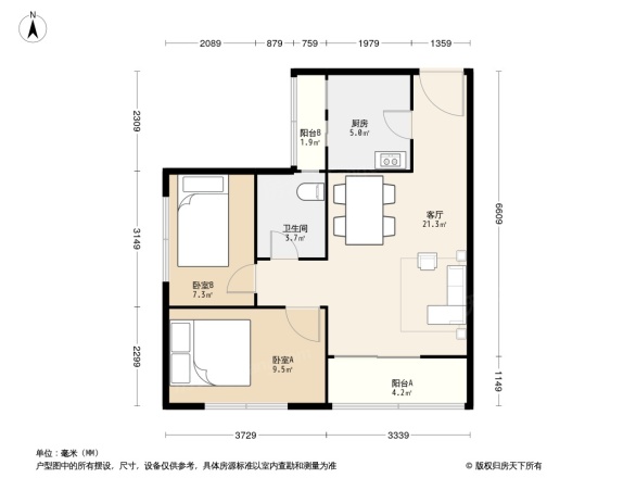 葡东住宅小区户型图