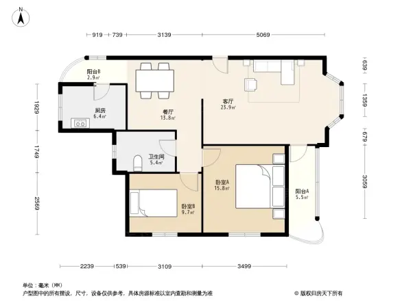 天竺花园户型图