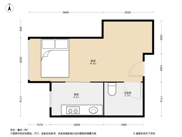 日坛国际公寓户型图