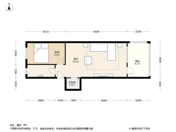 西罗园南里户型图