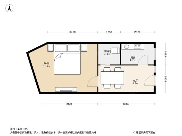 和平里三区户型图