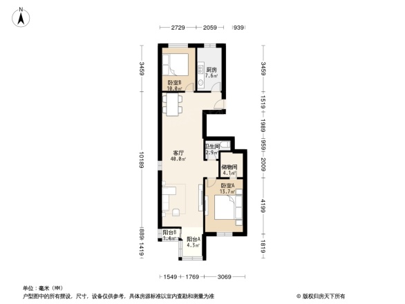 上地佳园户型图