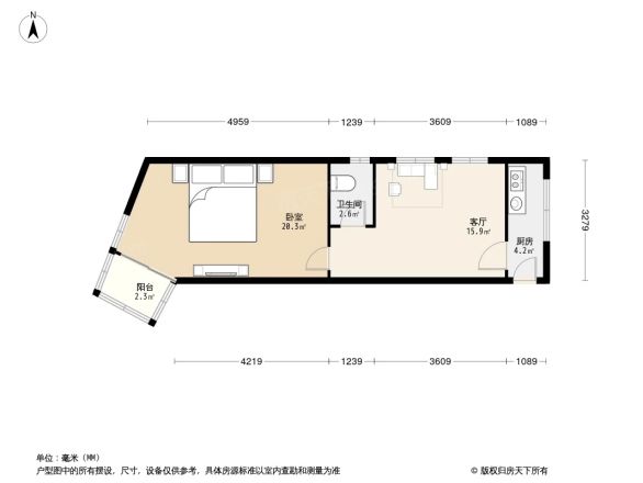 五里店南里户型图