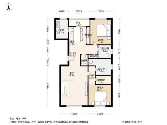 美伦堡户型图