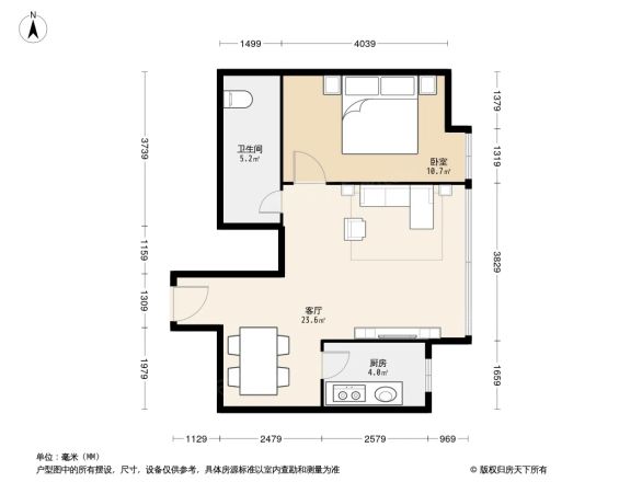 日坛国际公寓户型图