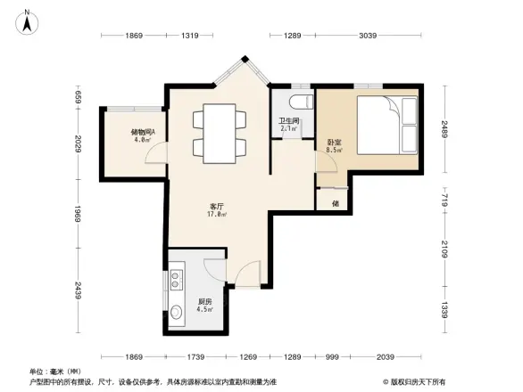 西罗园南里户型图