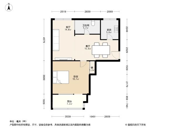 八角路小区户型图