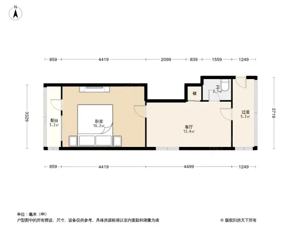 胜古北里户型图