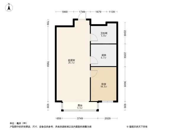 天鸿美域户型图