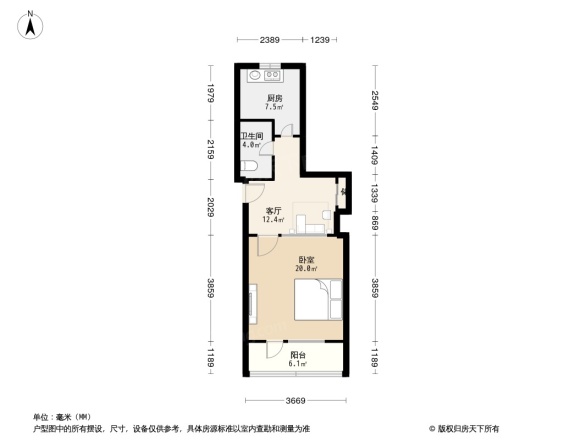 花园楼户型图