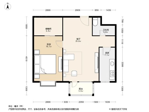 金隅七零九零户型图