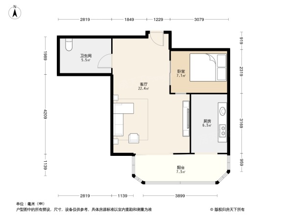 丽园C区户型图
