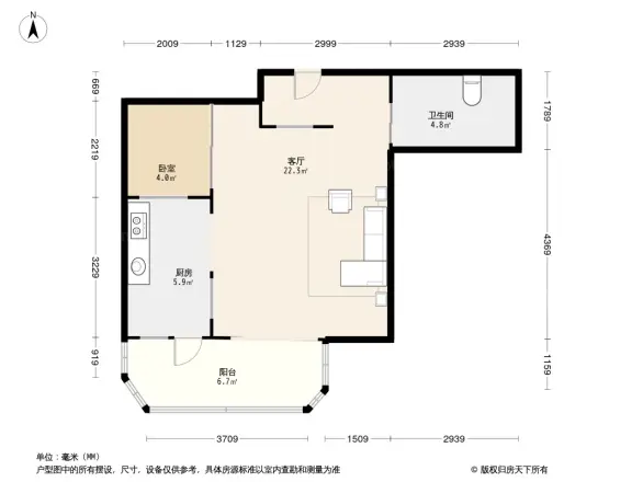 丽园C区户型图