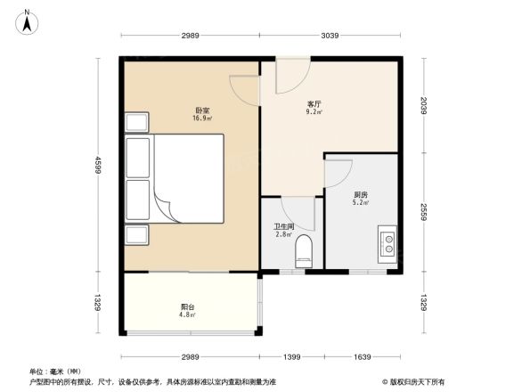 五里店南里户型图