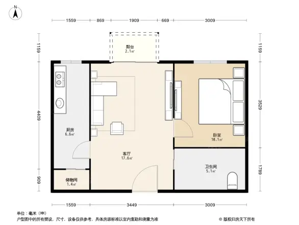 万年花城二期户型图