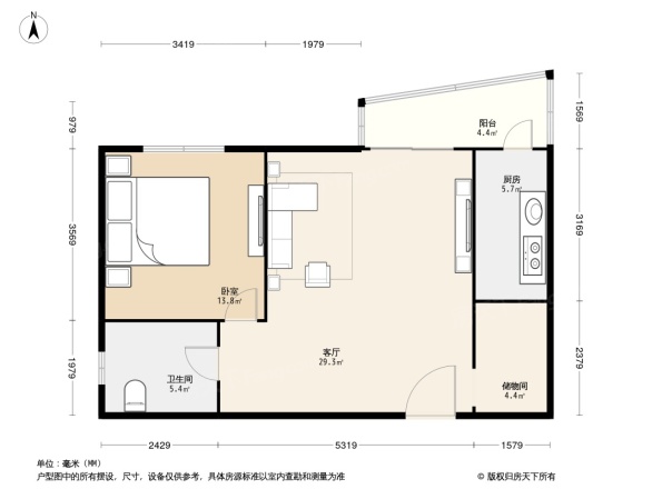 清枫华景园户型图