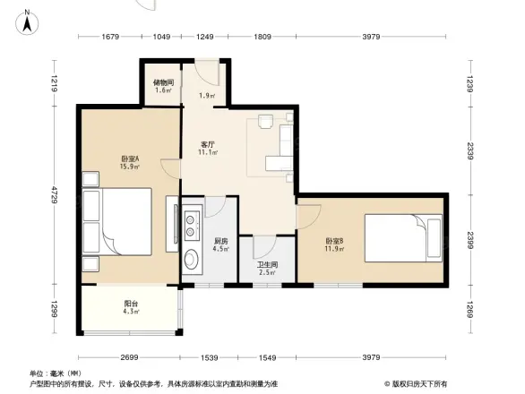 西便门外大街西里户型图
