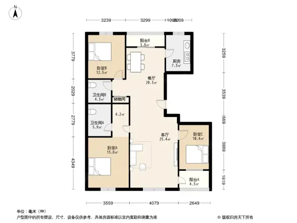 美伦堡户型图