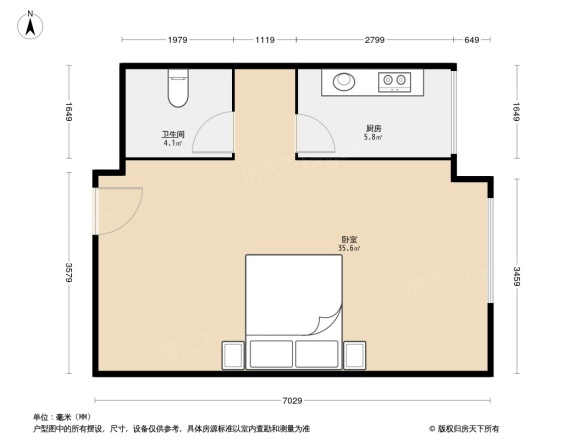 上地佳园户型图