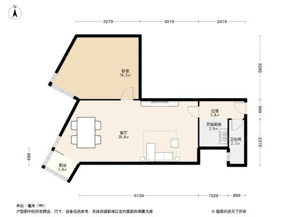 五里店南里户型图