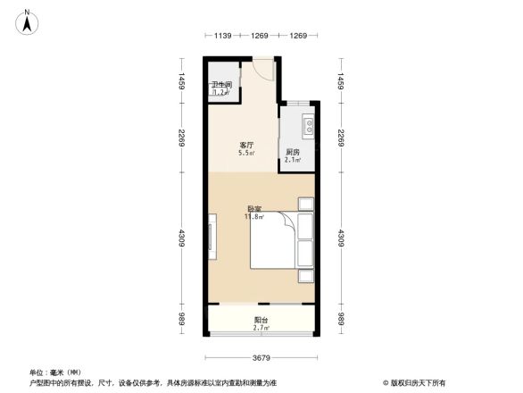 八角南里户型图