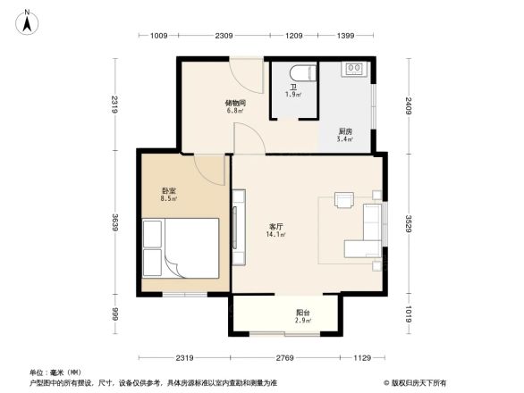 葛布店北里户型图