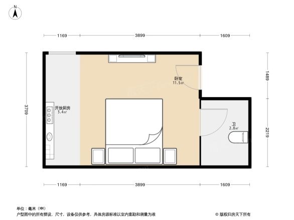 半岛国际公寓商住楼户型图