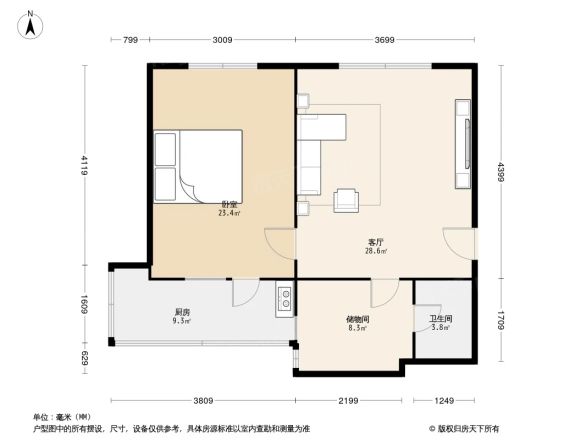 模式口南里户型图