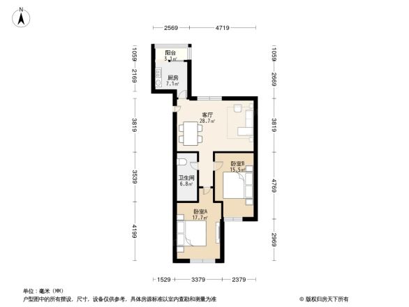 和谐雅园户型图