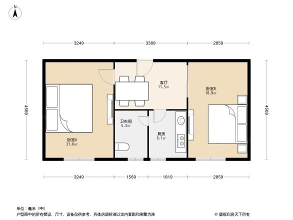 新村二里户型图