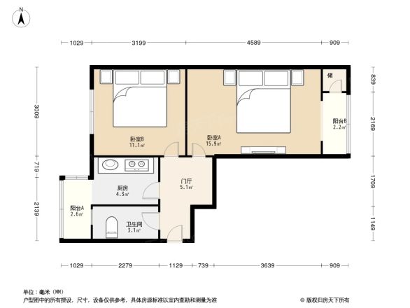 光华西里户型图