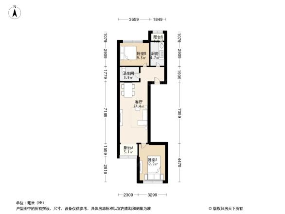龙锦苑东四区户型图