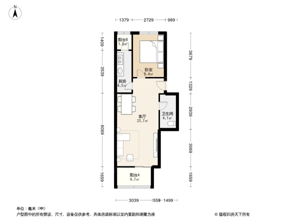 北小园小区户型图