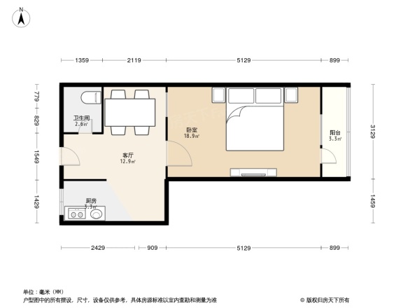 垂杨柳北里户型图