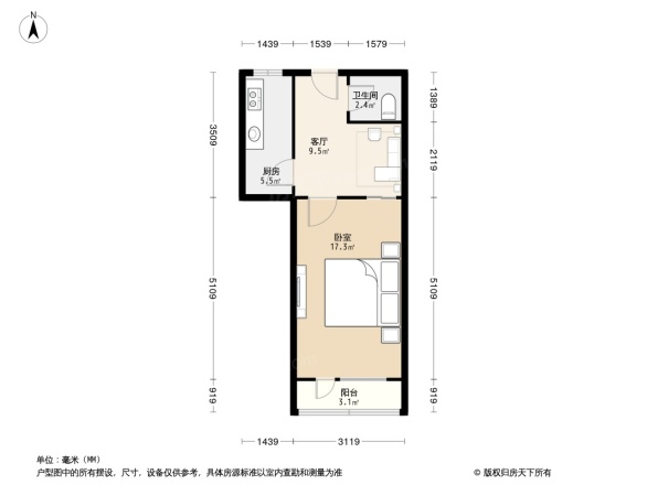 垂杨柳北里户型图