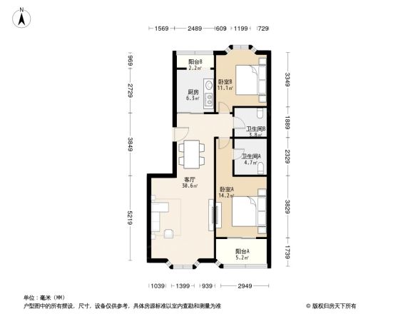 大雄城市花园户型图