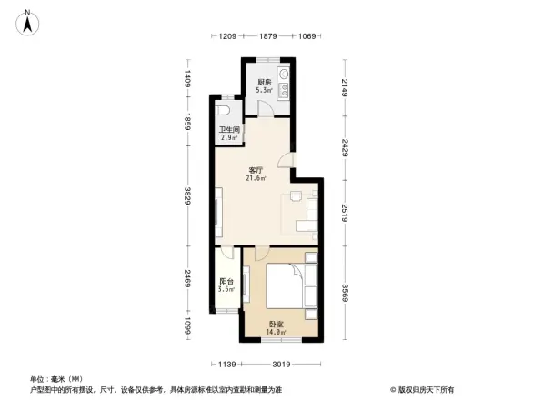 梨园东里户型图
