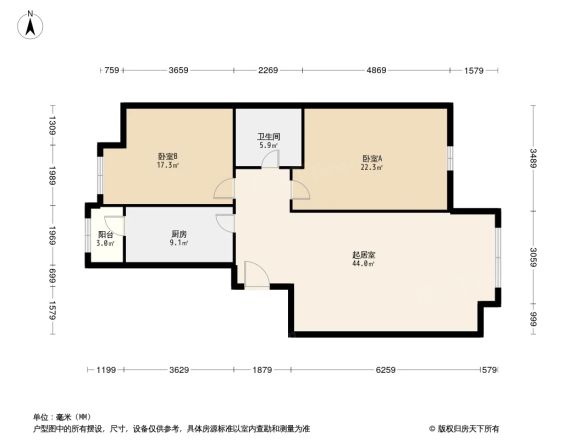 宝石花苑户型图