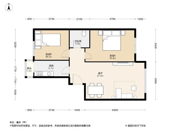 宝石花苑户型图