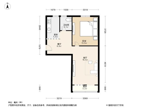 新村二里户型图