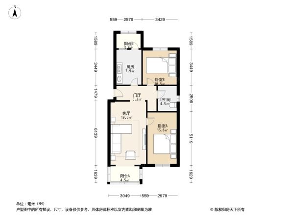 天露园二区户型图