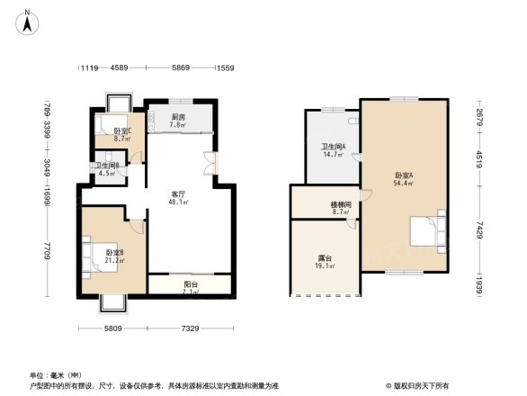紫玉山庄户型图